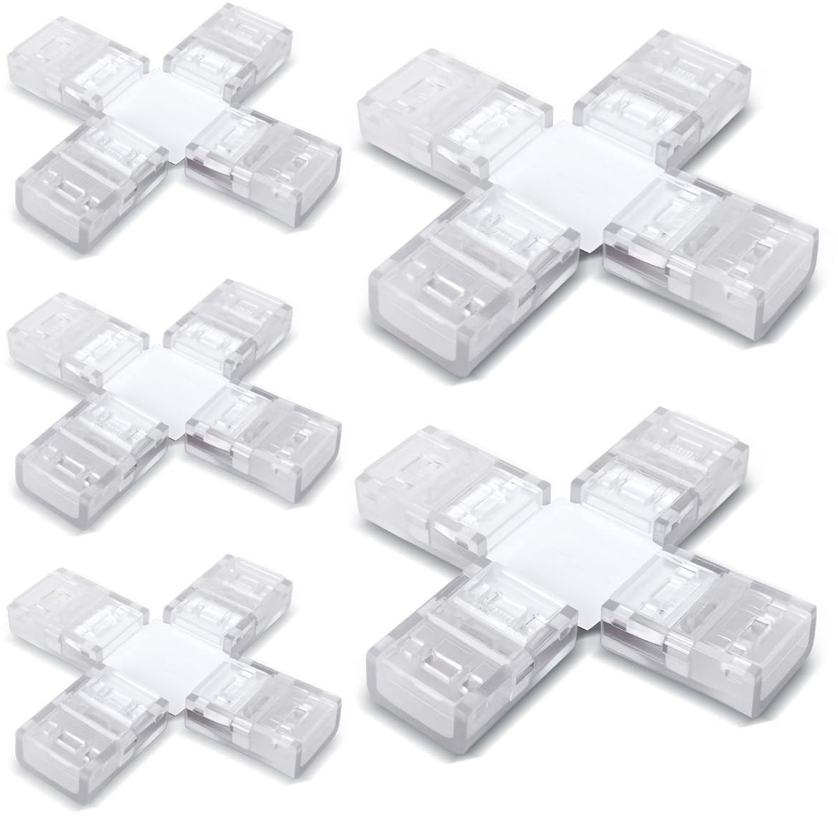 Solidchoice - Strip Connector voor LED Verlichting, 5 Stuks