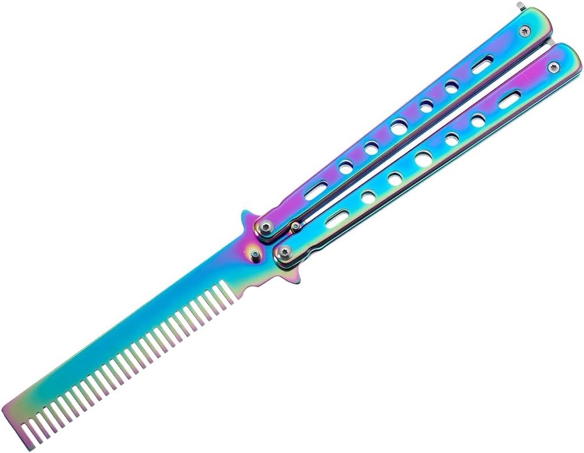 Vouwbare Zakkam - Multikleur - Ergonomisch en veilig - Perfect voor haarstyling - ShopVlot