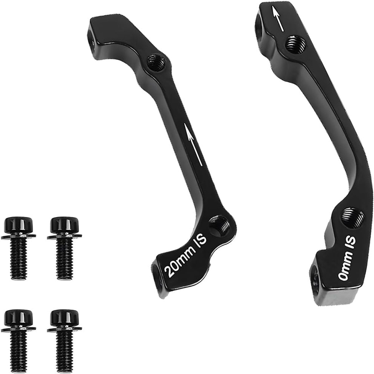 Hydraulische mountainbike remmen set van 2 - Aluminium adapter - Inclusief spacer en schroeven - ShopVlot
