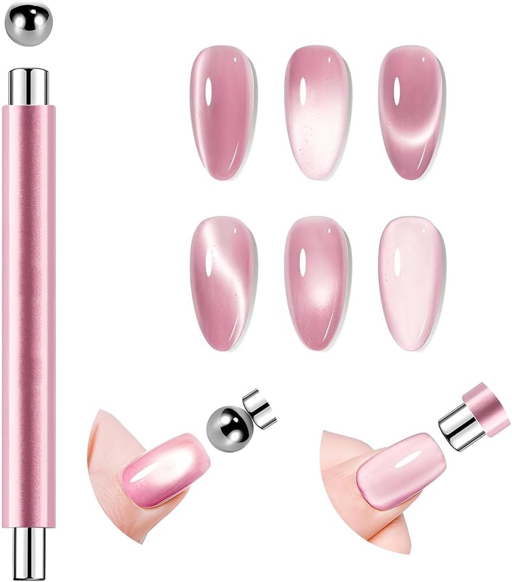 Magnet voor nagels 3-in-1 - cilindrisch en bolvormig - krachtige effecten - snel en eenvoudig gebruik - ShopVlot