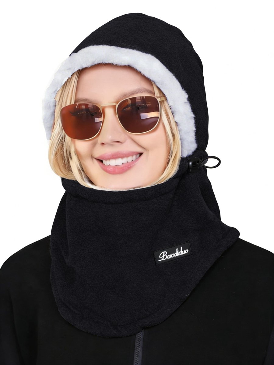 Solidchoice - Winterse Fleece Balaclava, Winddichte Gezichtsmasker voor Buitenactiviteiten