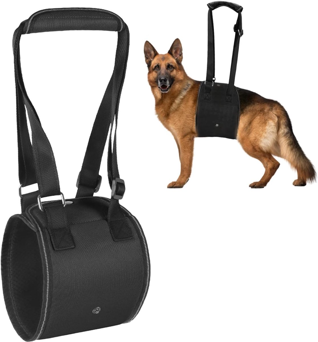 Harnas voor oudere honden - Ondersteunend voor achterpoten - Comfortabel en ademend - Ideaal voor herstel - ShopVlot