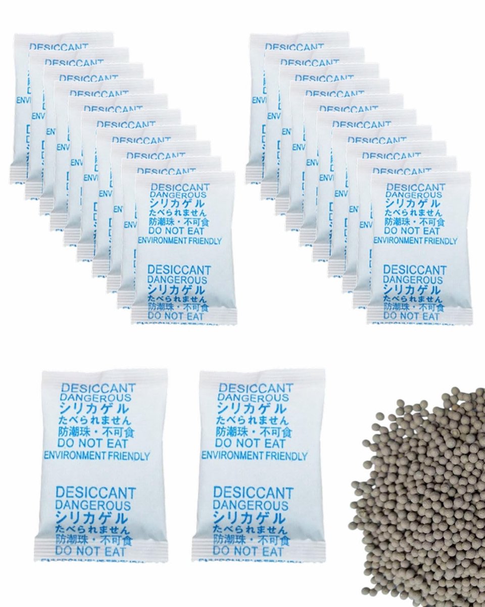 Solidchoice - 50 Stuks Silicagel Zakjes voor Vochtabsorptie en Bescherming