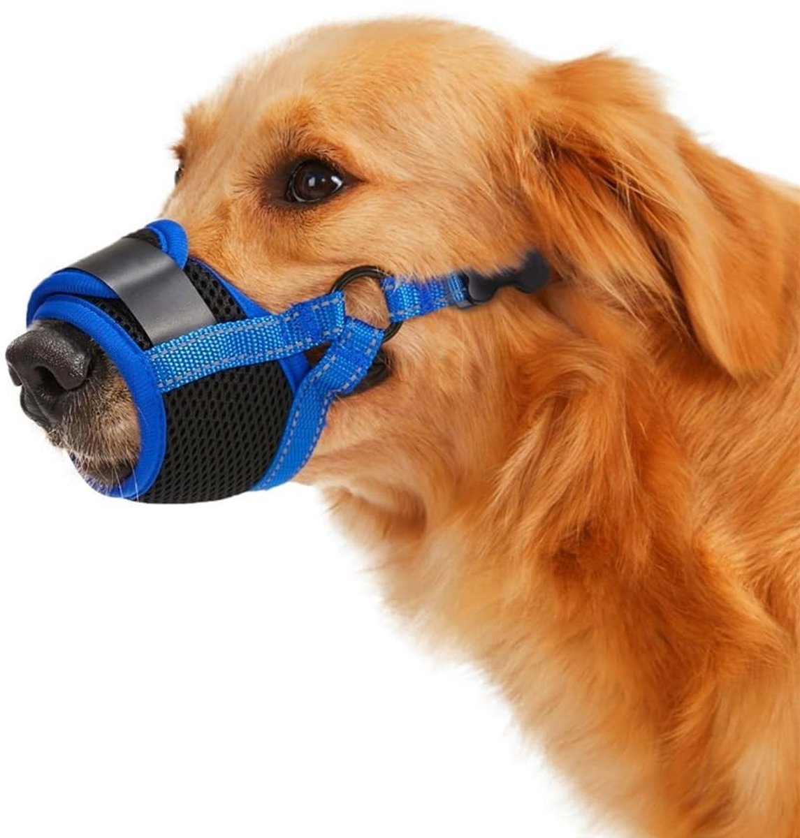 Solidchoice - Verstelbare Muilkorf voor Honden van Ademend Mesh