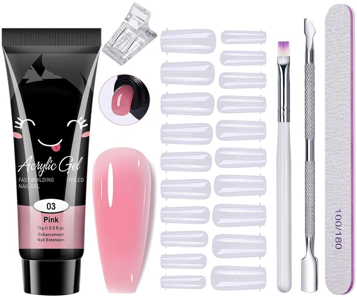 Solidchoice - Polygel Nagelset voor Beginners met Compleet Gereedschap
