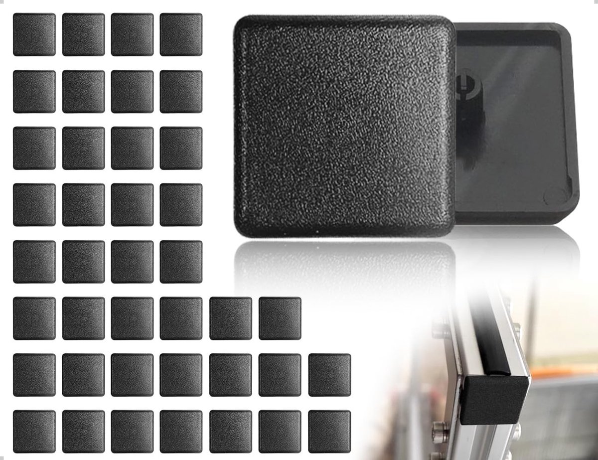 Solidchoice - Set van 40 Aluminium Eindkappen voor Profielen
