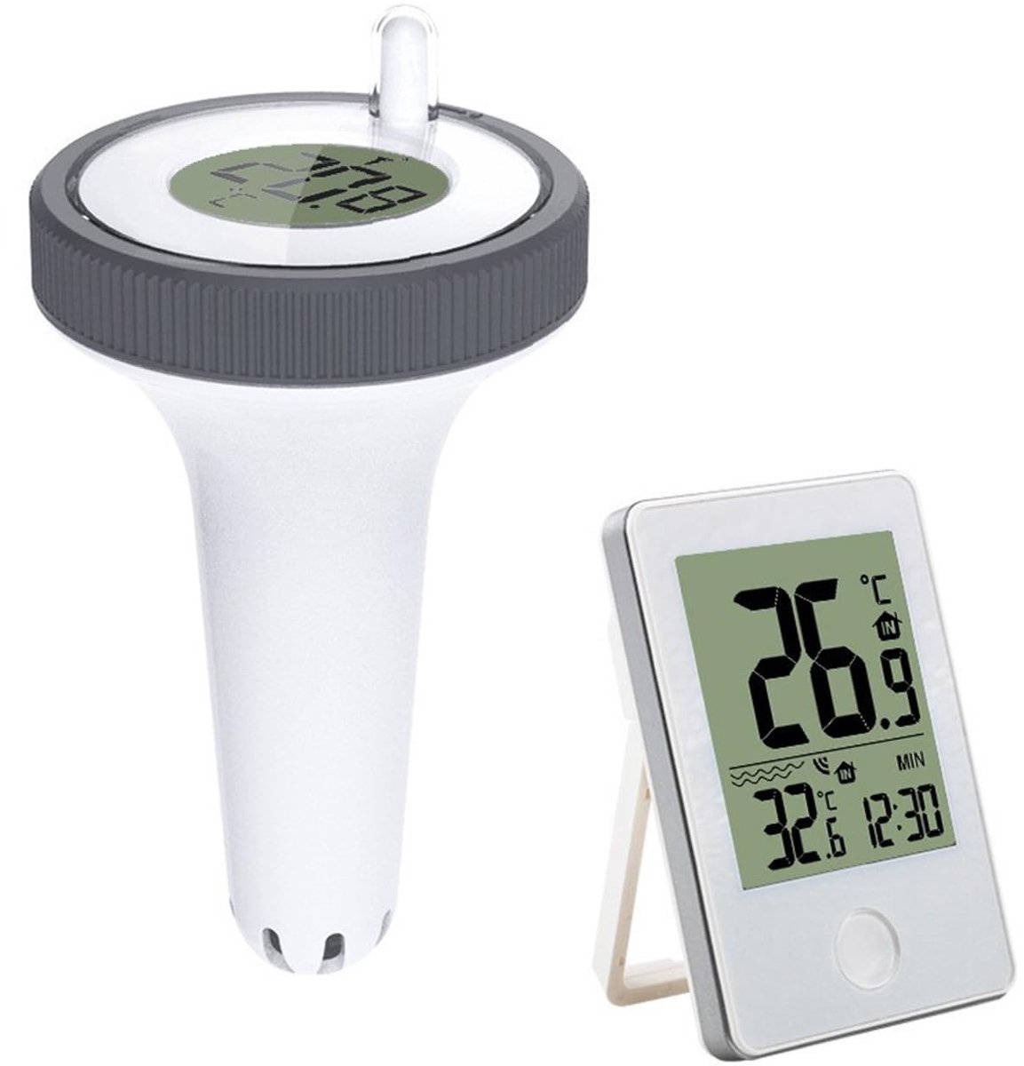 Solidchoice - Draadloze Zwembadthermometer met Temperatuurmeter