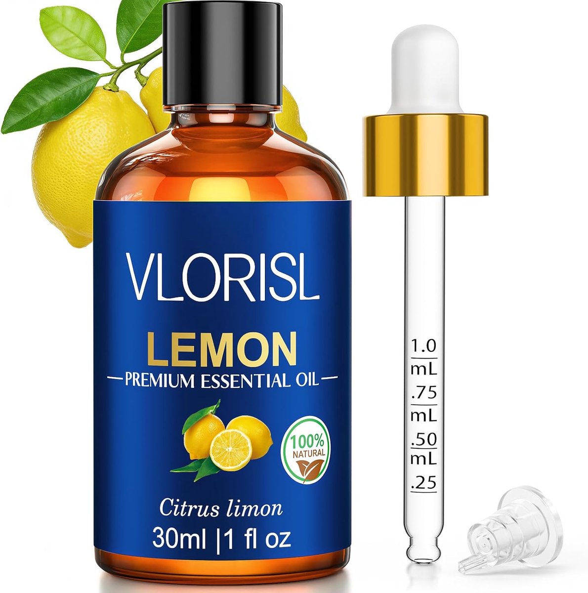 Citroen etherische olie 30 ml - frisse citrusgeur - ideaal voor diffuser - schone lucht in keuken - ShopVlot