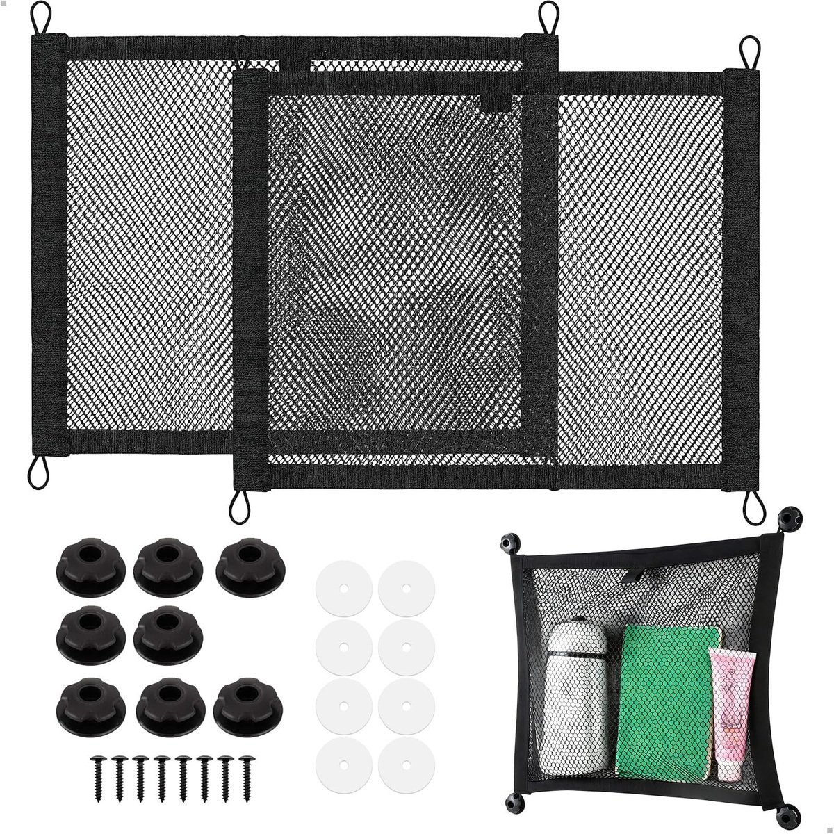 Solidchoice - Set van 2 Opslagnetten voor Camper en Boot