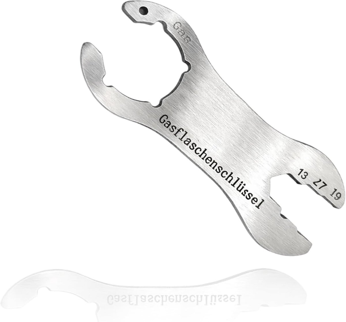 Multifunctionele sleutel voor gasflessen - geschikt voor 5 kg en 11 kg - met geïntegreerde flesopener - ShopVlot