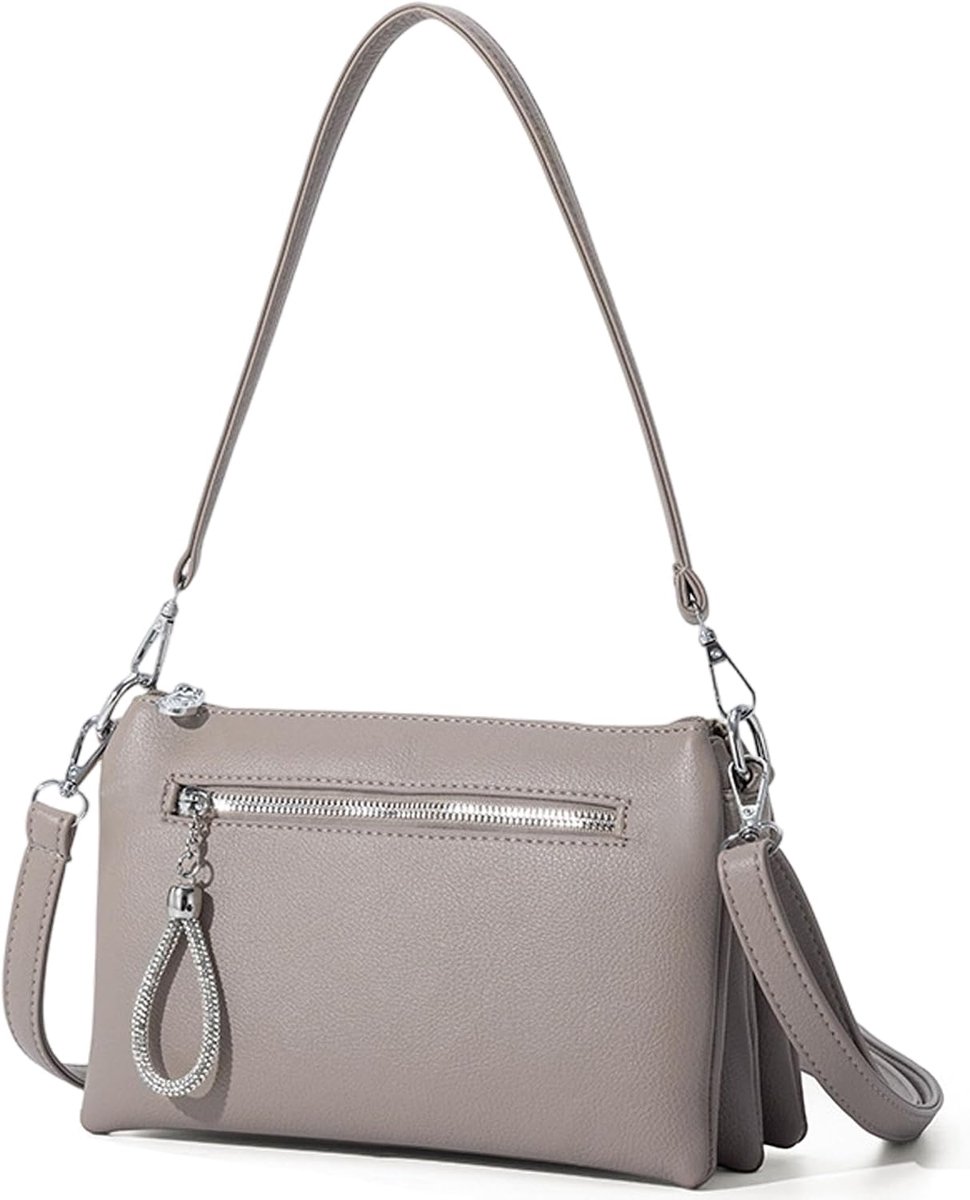 Hobo schoudertas dames - compact - PU-leer - ideaal voor dagelijks gebruik - ShopVlot