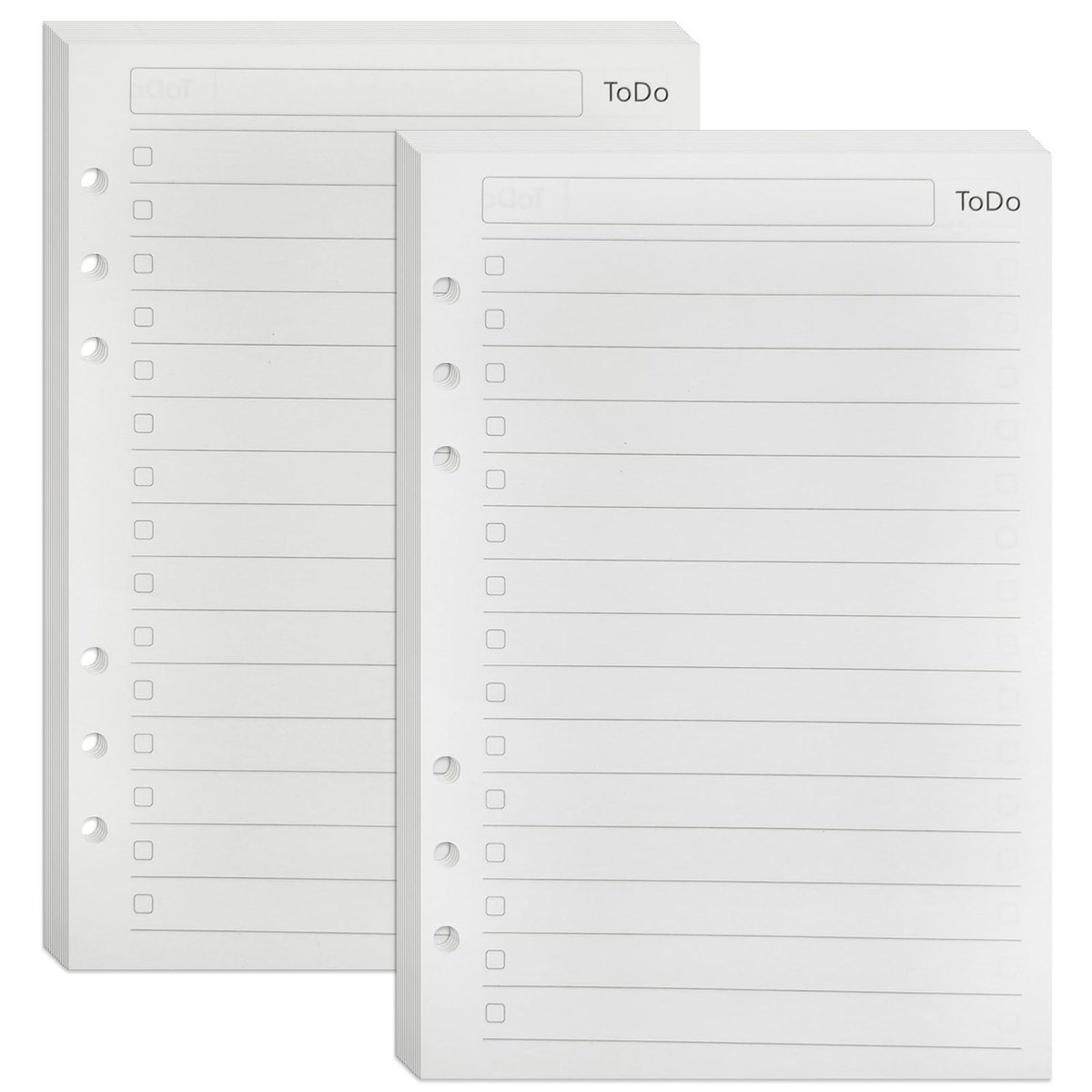 Solidchoice - A5 To Do Lijst Navullingen voor Planner met 90 Bladen