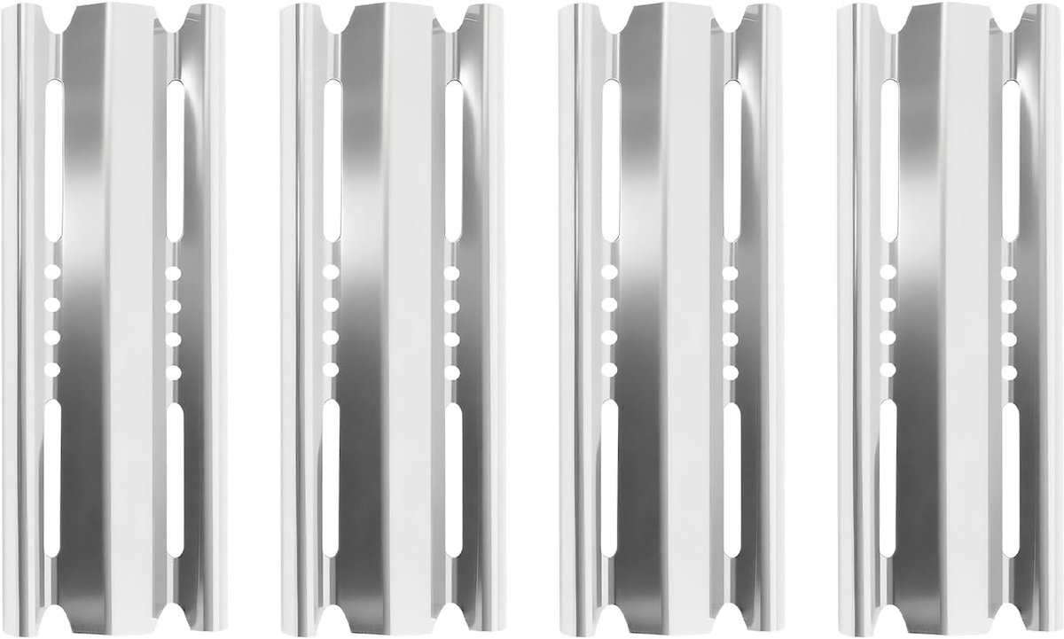 BBQ aroma rails 40 cm - RVS brandercover - Geschikt voor Broil King Baron 320-590 - Verhoog je grillresultaat - ShopVlot