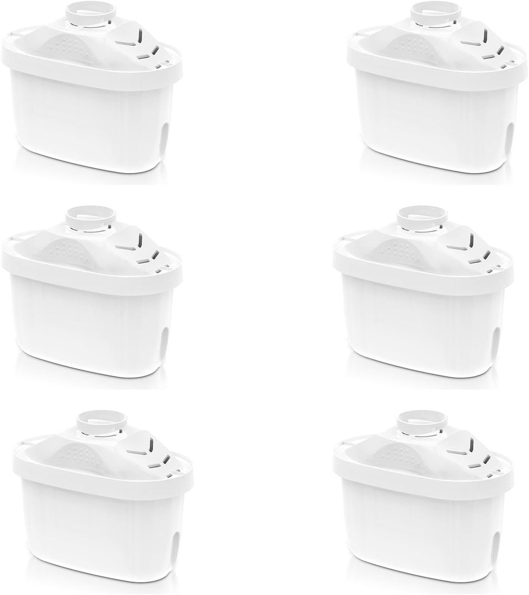 6-pack waterfilterpatronen, vervangingspatronen voor alkalische waterkannen voor gezond drinkwater, verminderen PFAS - ShopVlot