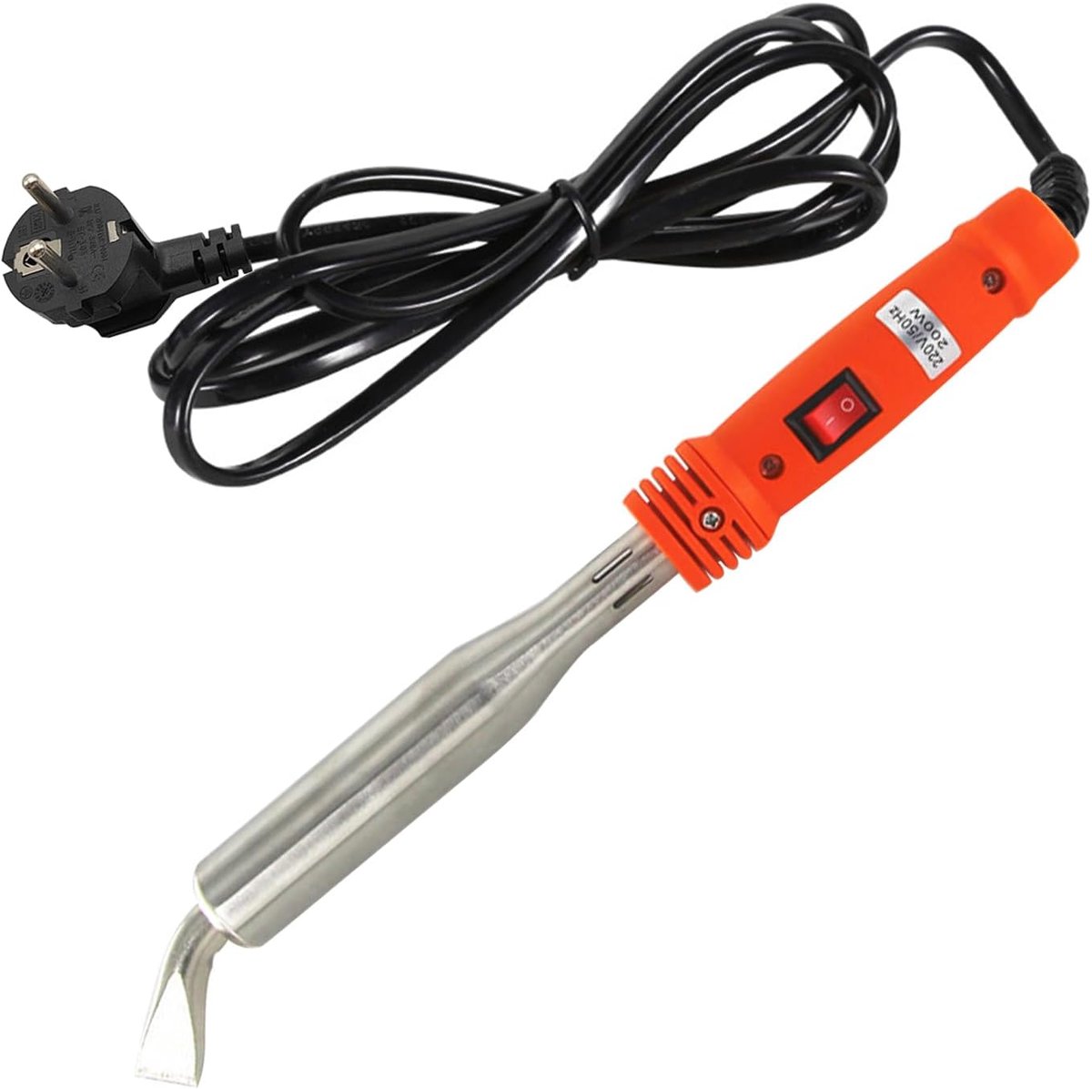 Electric Soldering Iron, 200 W, Powerful Soldering Iron, 220 V, Robust Professional Soldering Iron, Electric - ShopVlot