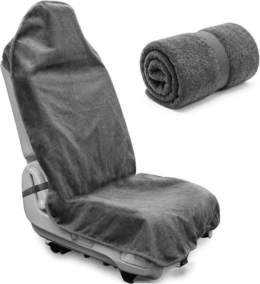 Autostoelbeschermer waterdicht 140 x 75 cm - universele voorstoelhoes - stofdicht - ideaal voor sport - ShopVlot