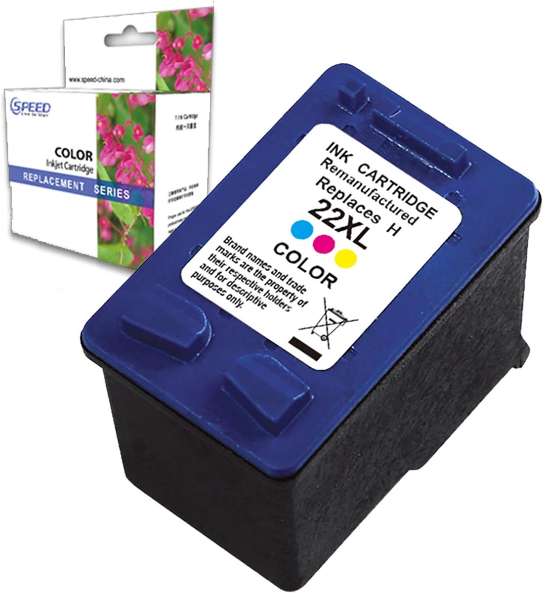 Cartridge XL - Compatibel met HP 22 XL - Kleur - Altijd frisse inkt - ShopVlot