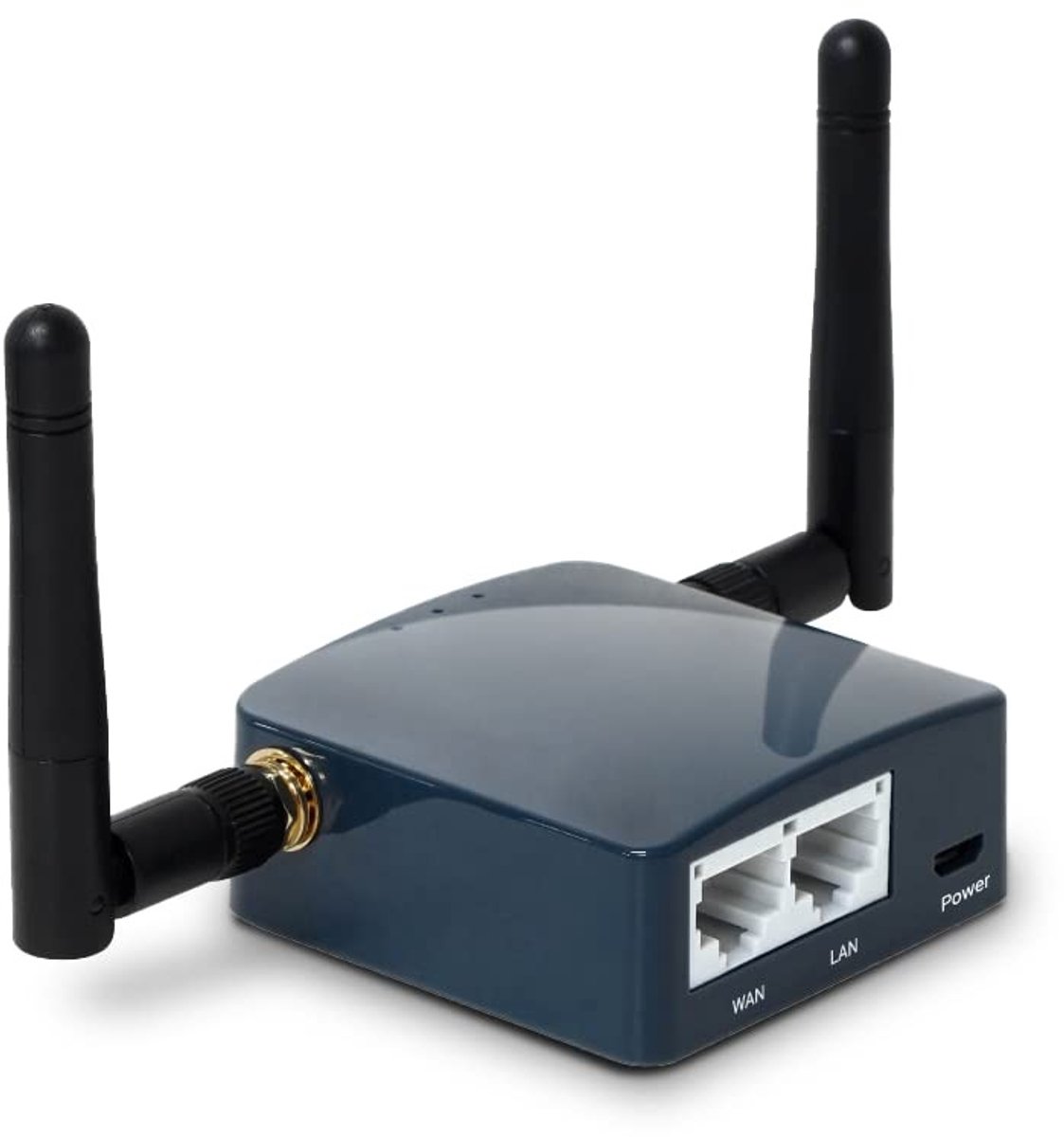 Solidchoice - Mini Reis Wi-Fi Router met OpenWrt en 2 Ethernet Poorten
