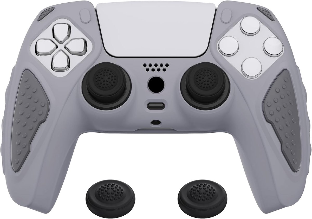 Siliconen anti-slip hoes voor ps5 controller - twee-tonen rubber - extra grip - optimale bescherming - ShopVlot