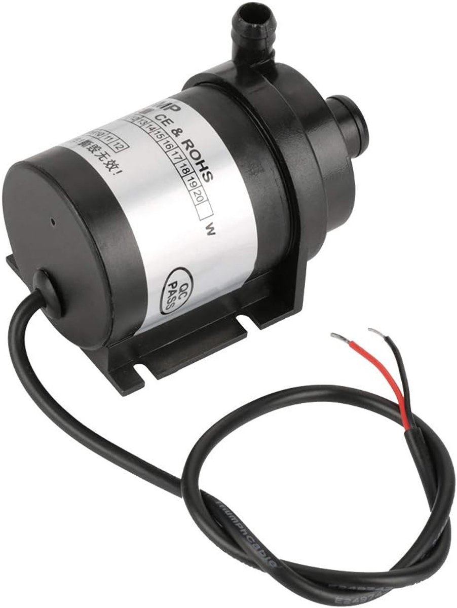 Waterpomp brushless 24V 10W - Zwart - Hoge temperatuurweerstand - Ideaal voor aquaria - ShopVlot