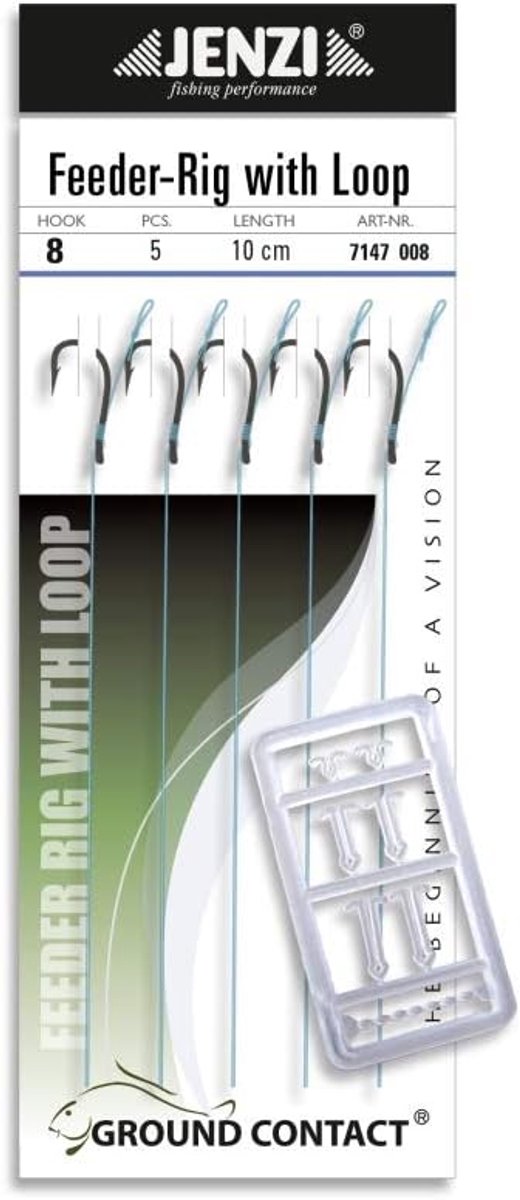Method feeder set 10 stuks - haakgrootte 6 of 8 - inclusief boilie stoppers - klaar voor de visserij - ShopVlot
