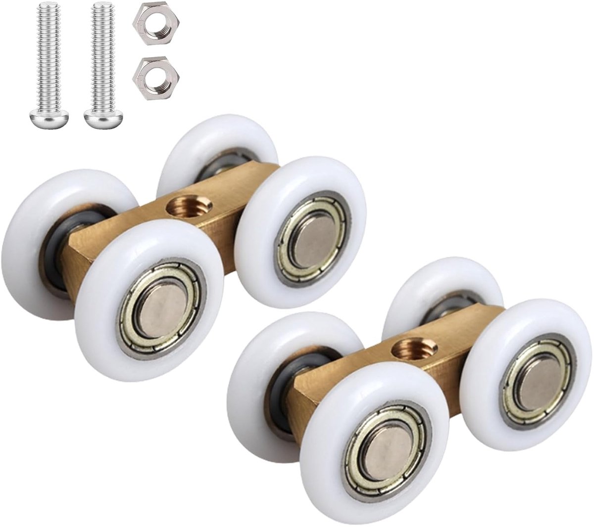 Vervangende Douchedeur Wielen 20mm - Rollers en Runners - Geluidsloos en soepel in gebruik - ShopVlot