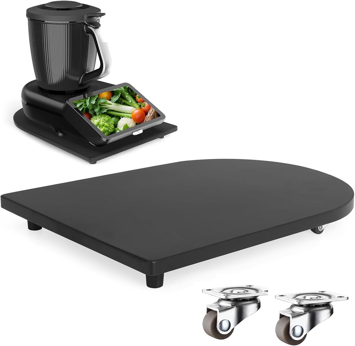 Sliding board voor Thermomix TM7 - 360° wielen - stabiele stand - eenvoudig verplaatsen - ShopVlot