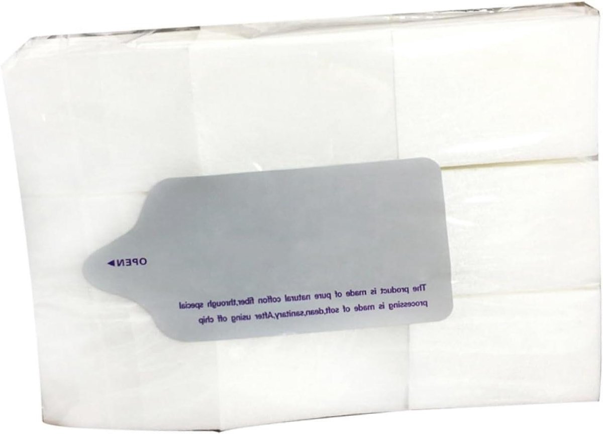 Nagellakremover Pads - Wattenschijfjes Make-up - Nagels Reinigen - Pluisvrij Zacht - 900 Stuks - Wit