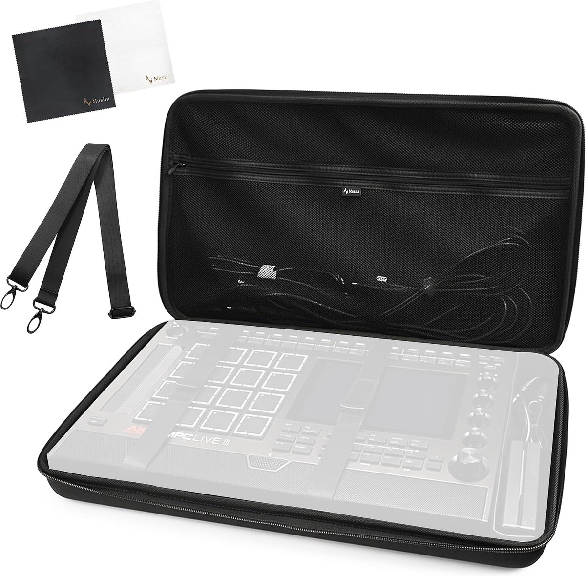 Musiin MPC Live 3 personalised work stand bag, solid and compact, with shoulder strap and sturdy handle, strong - ShopVlot