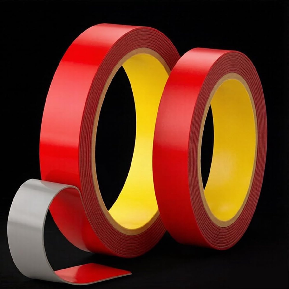 Dubbelzijdig plakband, extra sterk, 20 mm x 3 m en 10 mm x 3 m (2 rollen), acrylschuim, 0,8 mm, waterdicht, zeer sterk - ShopVlot
