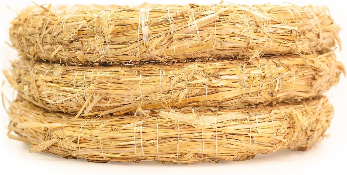 Flowerbox Set of 3 straw hats, diameter 30 cm, thickness 4 cm - ShopVlot