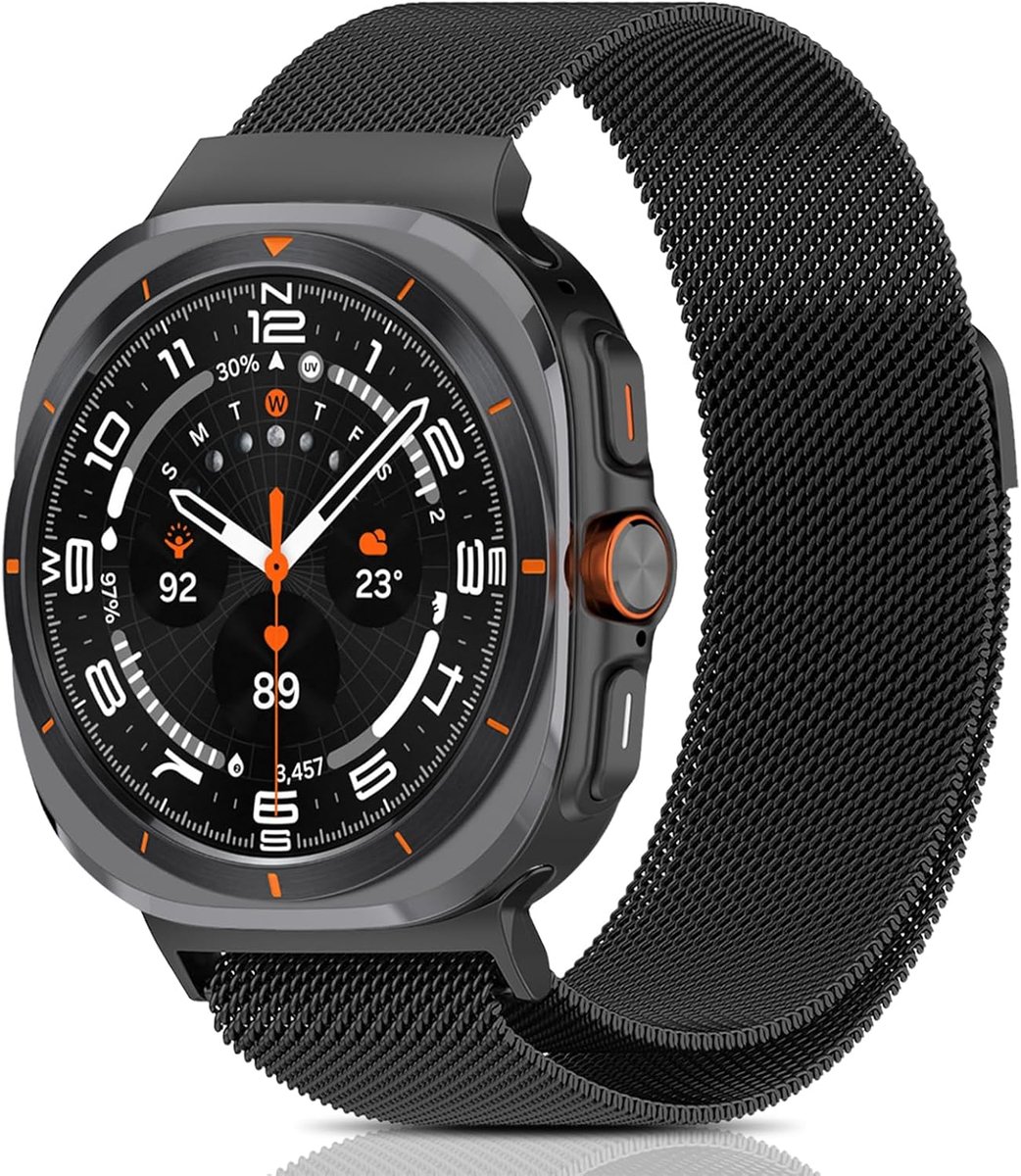 Bracelet Compatible with Samsung Galaxy Watch Ultra, 47 mm (2024), Magnetic Clasp, Adjustable Replacement Strap - ShopVlot