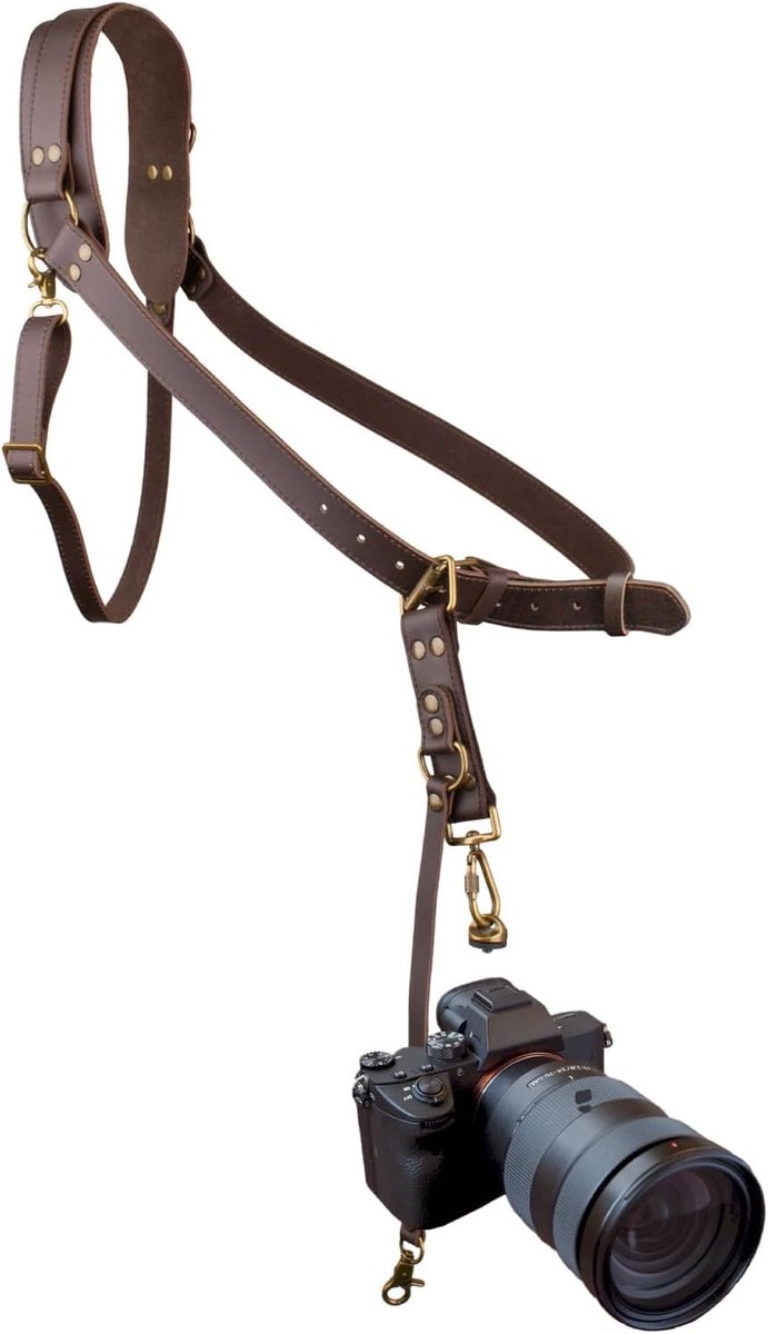 Camera Strap,Camera Strap for 1 Camera,Single Leather Shoulder Strap for Photographers,for Men and Women,Camera Gear - ShopVlot