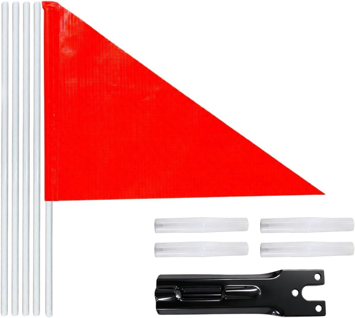 150 cm verstelbare reflecterende fiets veiligheidsvlag, waterdicht - ShopVlot