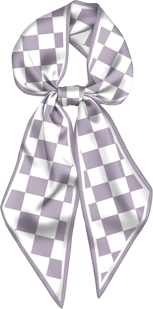 Head Hair Scarf Neck Silk Feeling Scarves Long Thin Satin Fashion Handbag Cute Decoration Women Girls 59 * 6.7'' - ShopVlot