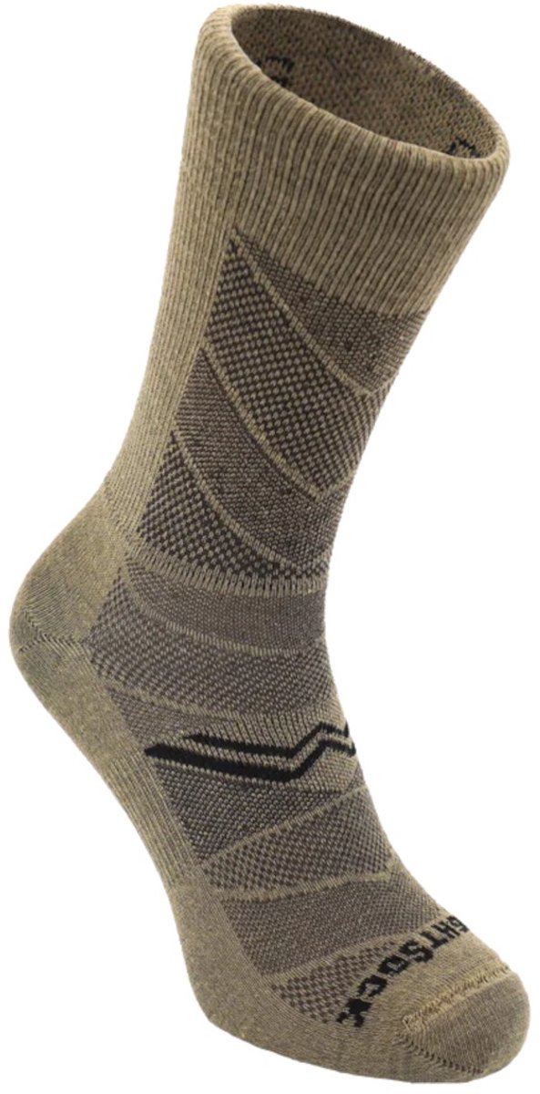 Wrightsock Coolmesh Crew - Zand/Grijs - 37-41