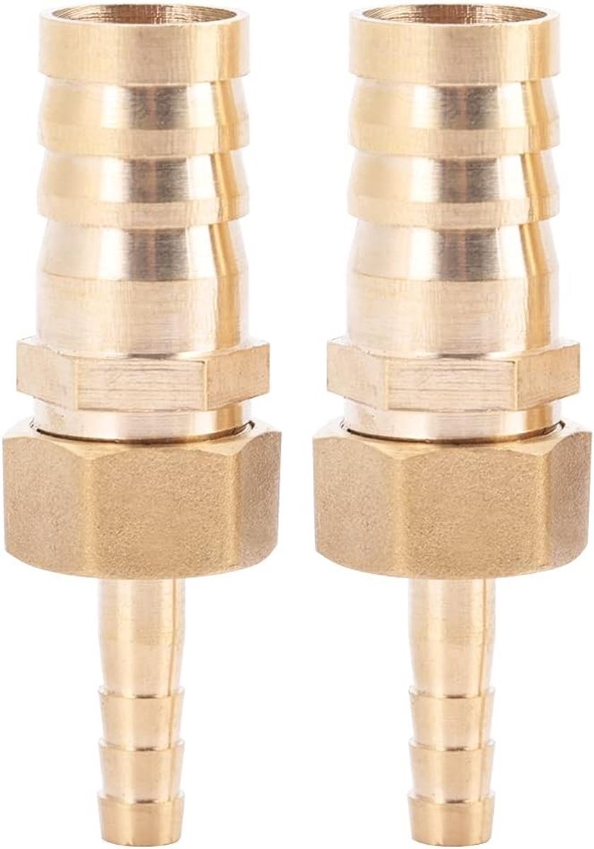 Reducer Plug voor Slangen van 6 tot 25mm met Rechte Pagode Aansluiting voor Lucht en Gasleidingen