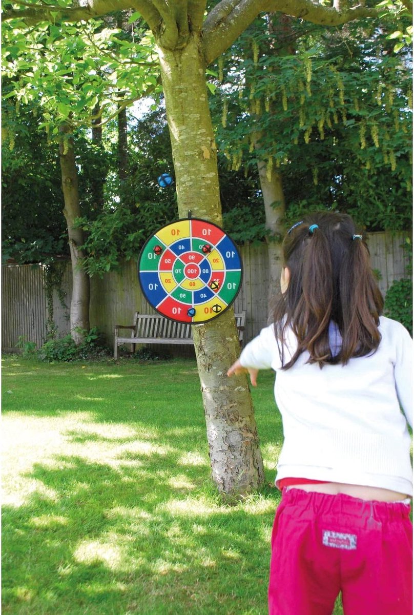 Dartbord Set - Veilig Spel - Indoor Vermaak - Zachte Pijltjes - 46 cm Diameter - Meerdere Kleuren