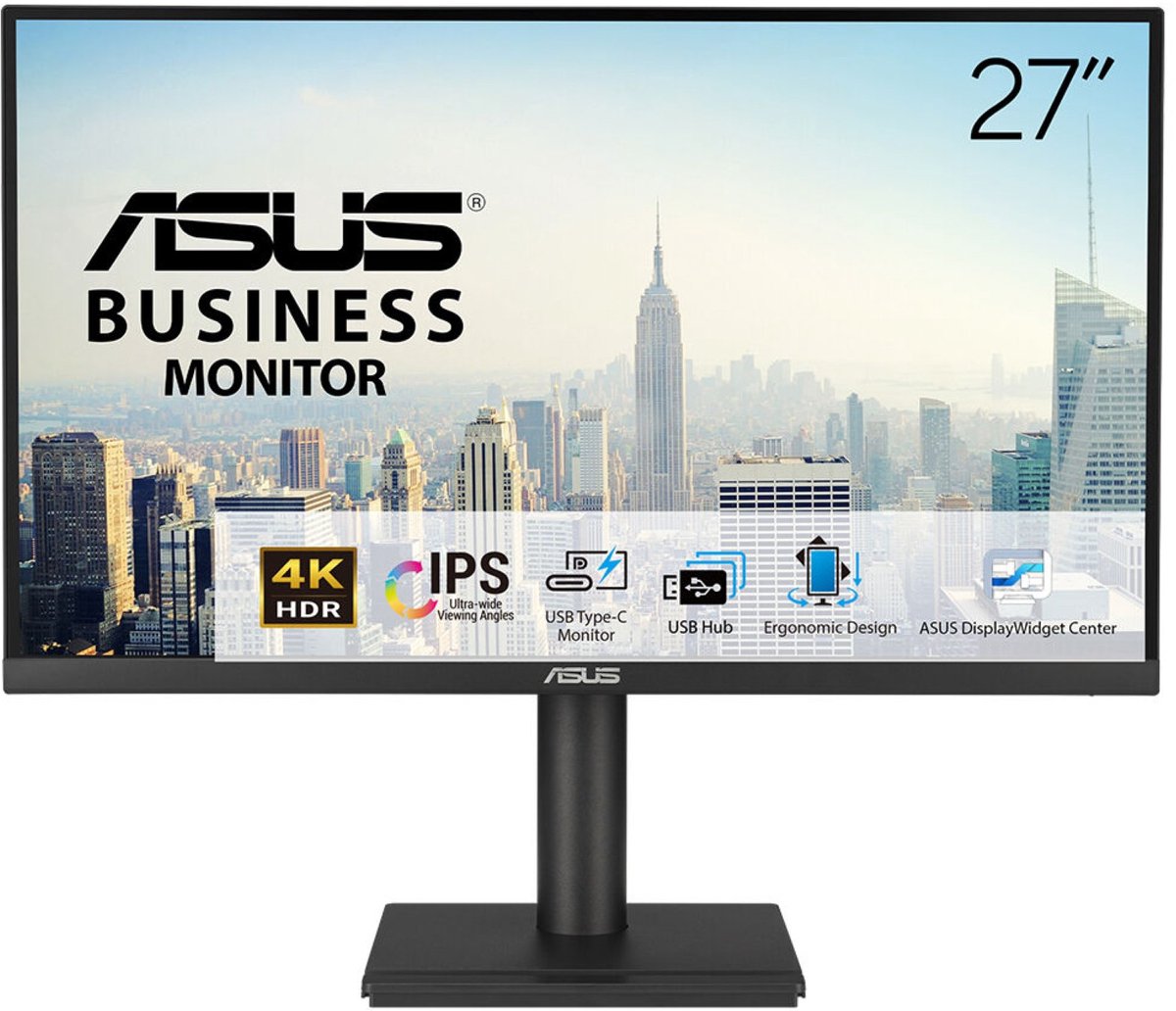 ASUS VA27UCPS Business Monitor ledmonitor HDMI, DisplayPort, USB, Audio