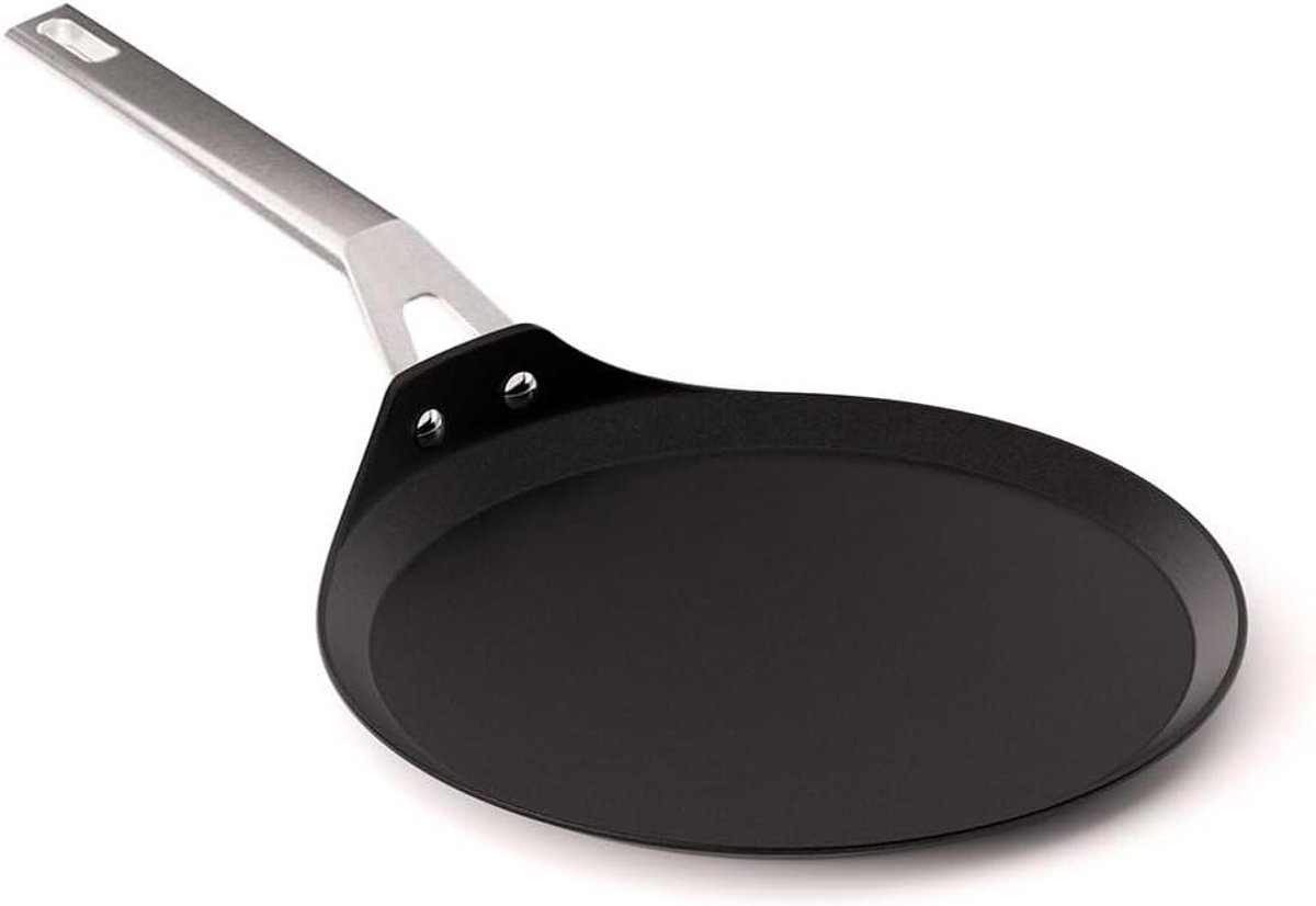 Pannenkoekenpan - Crêpe Pan - Koken - Inductie Geschikt - 28 cm - Donkergrijs