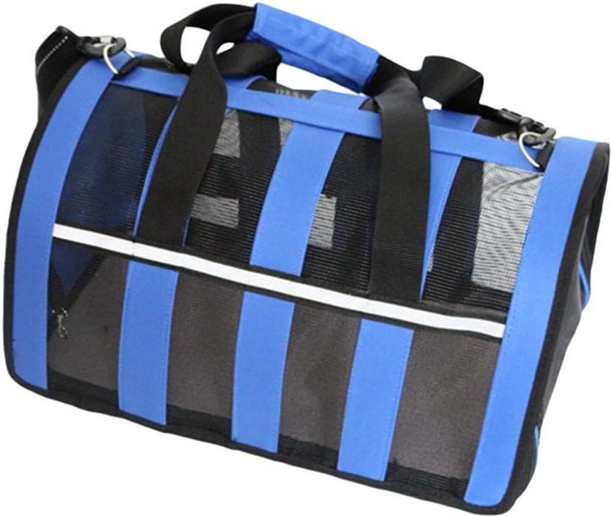 Huisdier Drager - Reis Tas - Comfortabel Vervoer - Opvouwbaar Ontwerp - 43 x 27 x 26cm - Blauw
