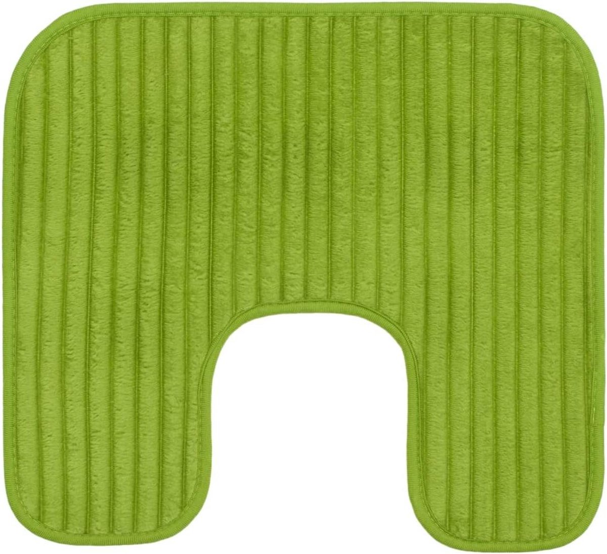 Badmat - Toiletmat - Badkamer Comfort - Uitsparing voor toilet - 50 x 45 cm - Donkergroen