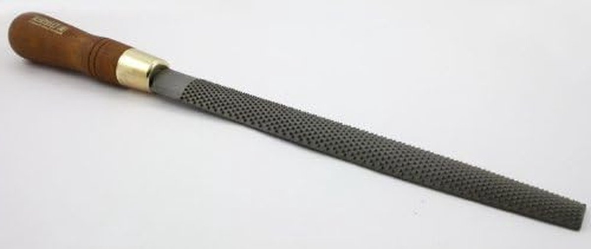 Halfronde rasp - Metaalvijl - Hout vormen - Gelegeerd staal - 250 mm - Zwart