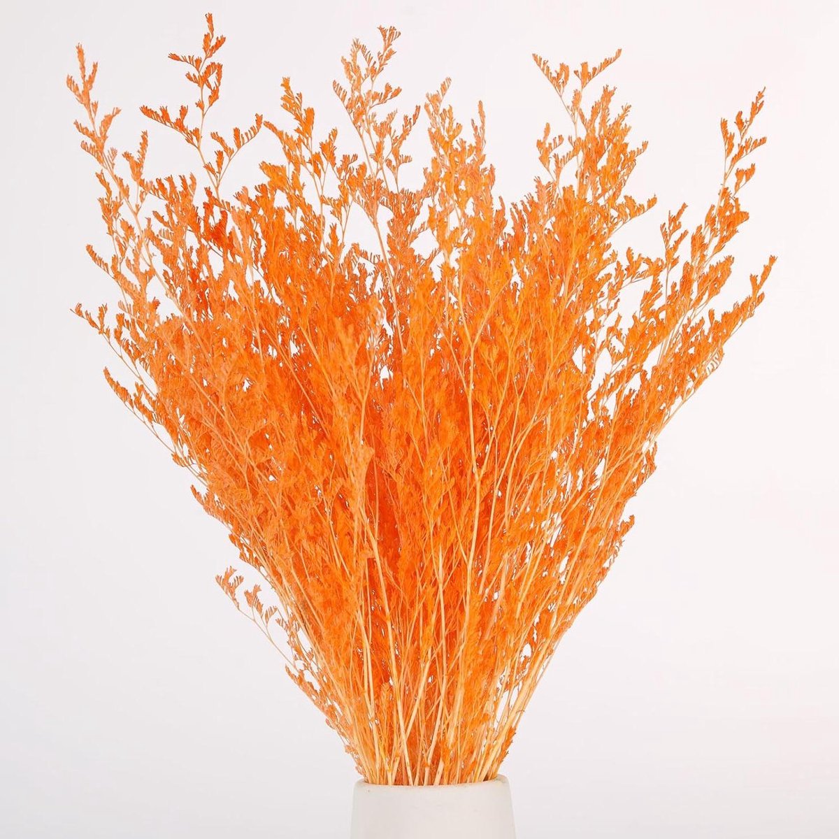 Gedroogde bloemen boeket - Natuurlijke decoratie - Woonkamer aankleden - 100% natuurlijke bloemen - 43 cm lengte - Oranje