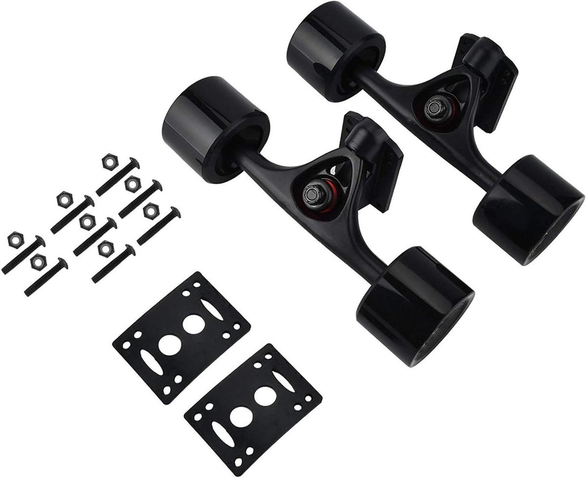 Skateboard Onderdelen Set Longboard Accessoires Skateboard Reparatie Hoge Duurzaamheid Polyurethaan 70 mm Wielen