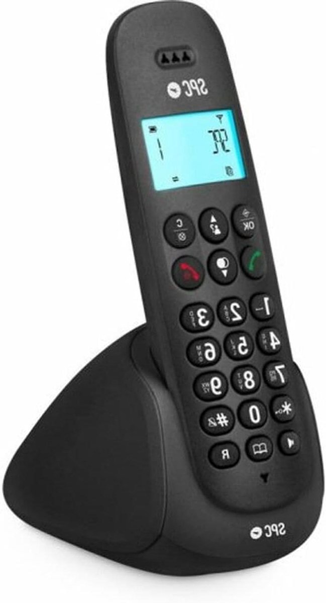 Draadloze Telefoon - Vaste Telefoon - Thuis Bellen - Oproepidentificatie - Verlicht Display - Zwart