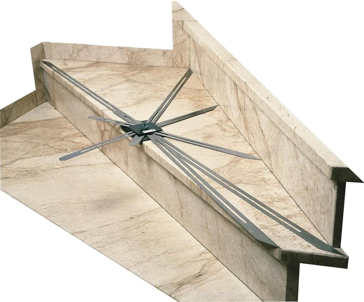 6-Delige Trapspin Meetgereedschap in Houten Kist voor Tegels Leggen