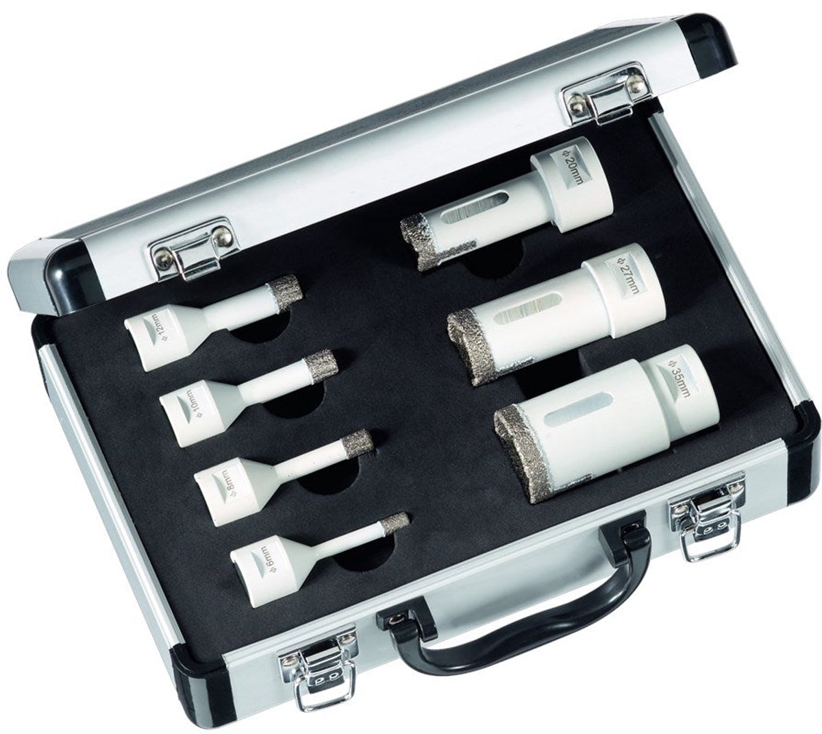 CARAT DROOGBOORSET M14 Ø6-8-10-12-20-27-35 MM, EHS MASTER