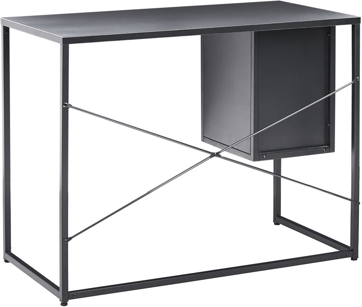 HARJO - Bureau - Zwart - Staal