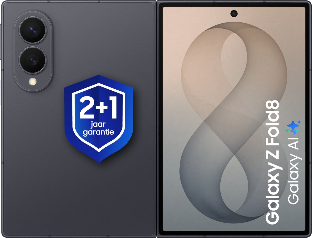 Samsung Galaxy Z Fold8 5G - Smartphone - 512GB - Graphite + 1 jaar extra garantie